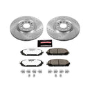 PowerStop Z36 Carbon-Fiber Ceramic Brake Pad with Drilled and Slotted Rotor Kit