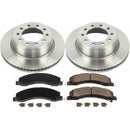 PowerStop OE Stock Replacement Low-Dust Ceramic Brake Pad and Rotor Kit