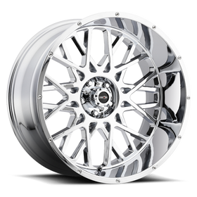 18x9 Vision 412 Rocker Chrome Wheel 6x135 ET12 CB87.1