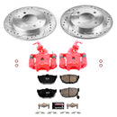 PowerStop Z23 Daily Driver Carbon-Fiber Ceramic Pads Drilled & Slotted Rotor & C