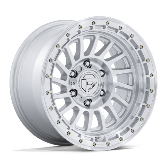 17x9 Fuel Off-Road FC897 Havoc Gloss Silver With Machined Face 5x127 ET-12 Wheel