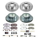 PowerStop Z36 Carbon-Fiber Ceramic Brake Pad with Drilled and Slotted Rotor Kit