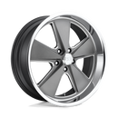 18X8 U.S. Wheel U120 ROADSTER Matte Gun Metal Machined 5X127 ET1 wheel/rim