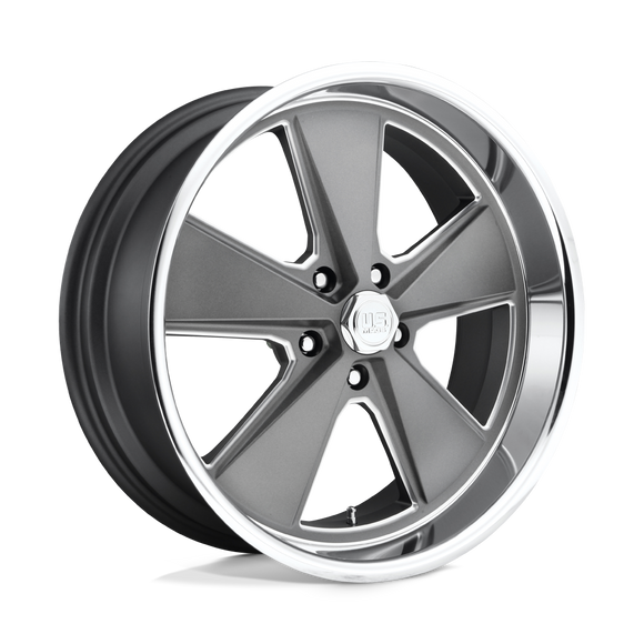 18X8 U.S. Wheel U120 ROADSTER Matte Gun Metal Machined 5X127 ET1 wheel/rim