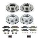 PowerStop OE Stock Replacement Low-Dust Ceramic Brake Pad and Rotor Kit