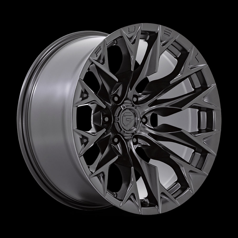 20X9 Fuel 1PC D804 Flame Blackout 5X139.7 5X5.5 ET1 Wheel Rim