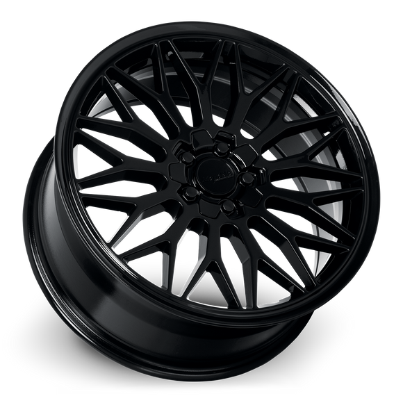 18x8 Katana KR05 Glossy Black Wheel 5x105 ET40 CB73.1
