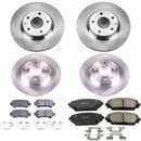 PowerStop OE Stock Replacement Low-Dust Ceramic Brake Pad and Rotor Kit