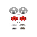 PowerStop Z26 Street Performance Ceramic Brake Pad, Drilled Slotted Rotor, and C