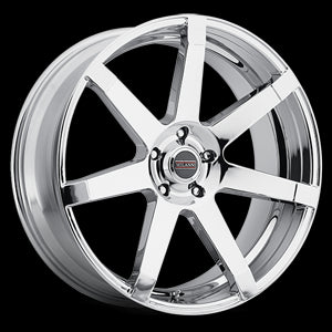 24x9.5 Vision 9042V Sultan Chrome 5x120 ET15 Wheel Rim