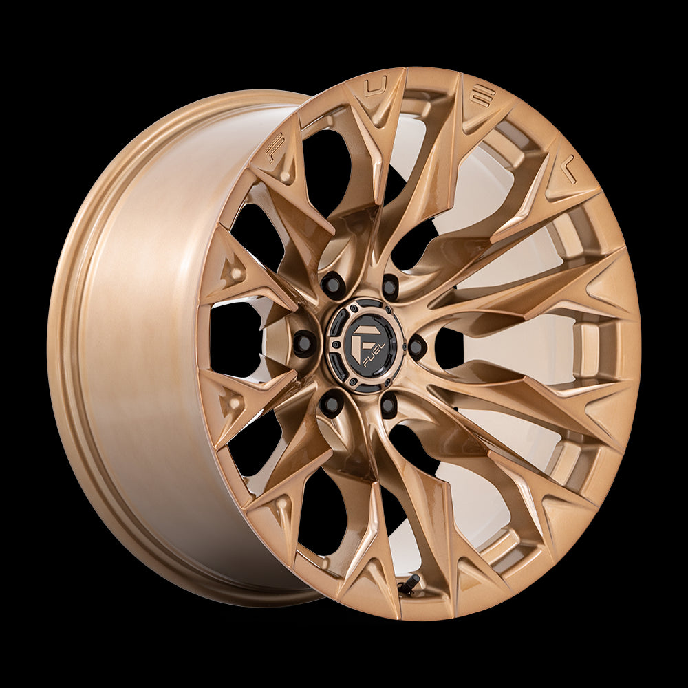 20X10 Fuel 1PC D805 Flame Platinum Bronze 8X180 ET-18 Wheel Rim