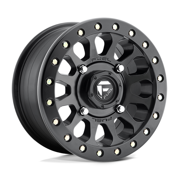 15x7 Fuel Off-Road D920 Vector Beadlock Matte Black 4x156 ET13 CB132 Wheel Rim