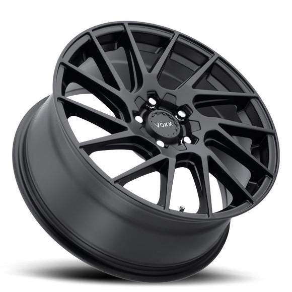 17x7.5 Voxx Falco Matte Black 5x100 ET40 CB73.1 Wheel Rim