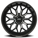 20x9 Vision 402 Riot Gloss Black Machined Face Wheel 5x139.7 ET12 CB108