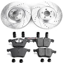 PowerStop Z23 Daily Driver Carbon-Fiber Ceramic Brake Pad and Drilled & Slotted