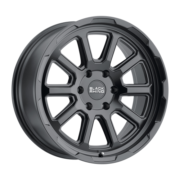 18X9.5 Black Rhino Chase Black-Matte Wheel/Rim 6x139.7 ET-18 6-139.7