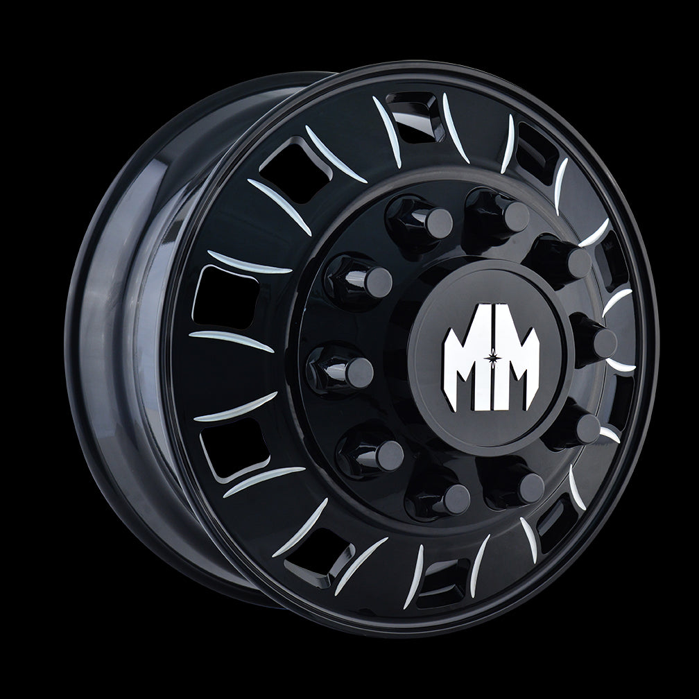 24.5x8.25 Mayhem Bigrig Black Wheel/Rim 10x285.75 8180-245810BI