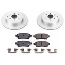PowerStop Genuine Geomet Coated Rotor and Low-Dust Ceramic Brake Pad Kit