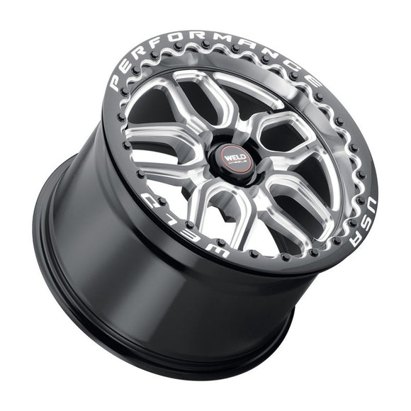 15x10 WELD Performance Laguna Beadlock Black Milled 5x120 ET45 Wheel Rim