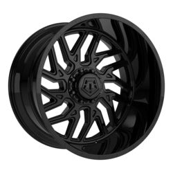 20x9 TIS 544GB Gloss Black with Cast Lip Logo 8x170 ET17 Wheel Rim