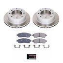 PowerStop Semi-Coated Rotor and Low-Dust Ceramic Brake Pad Kit
