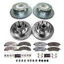 PowerStop Z36 Carbon-Fiber Ceramic Brake Pad with Drilled and Slotted Rotor Kit