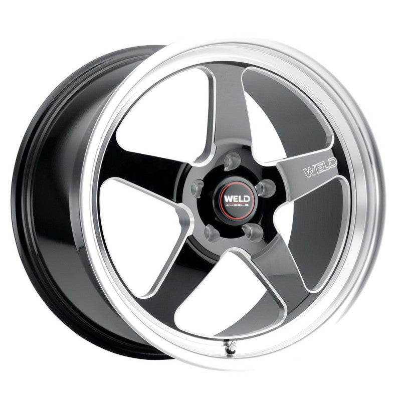 20x8 WELD Performance Ventura Gloss Black Milled 5x127 5x5 ET0 Wheel Rim