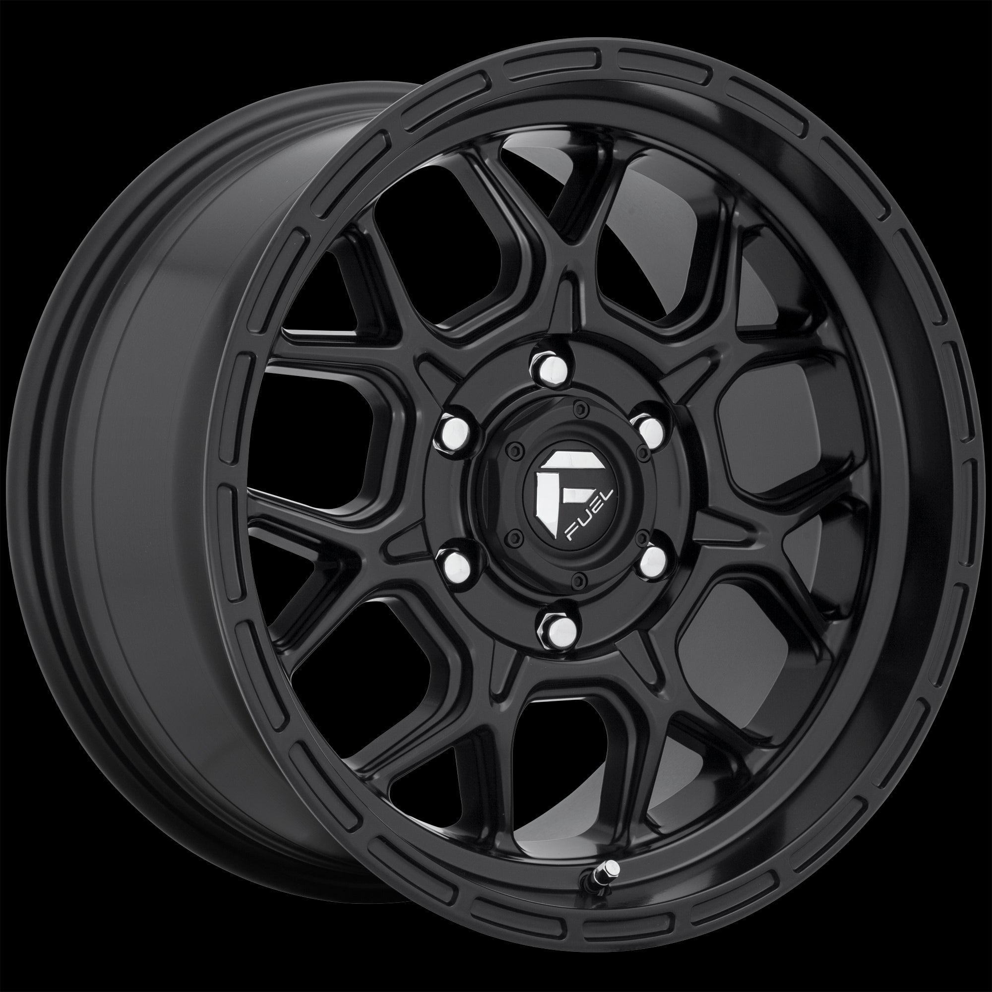 17X9 Fuel D670 TECH Matte Black 6X139.7 ET1 wheel/rim