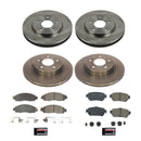 PowerStop OE Stock Replacement Low-Dust Ceramic Brake Pad and Rotor Kit