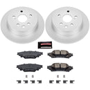 PowerStop Genuine Geomet Coated Rotor and Low-Dust Ceramic Brake Pad Kit