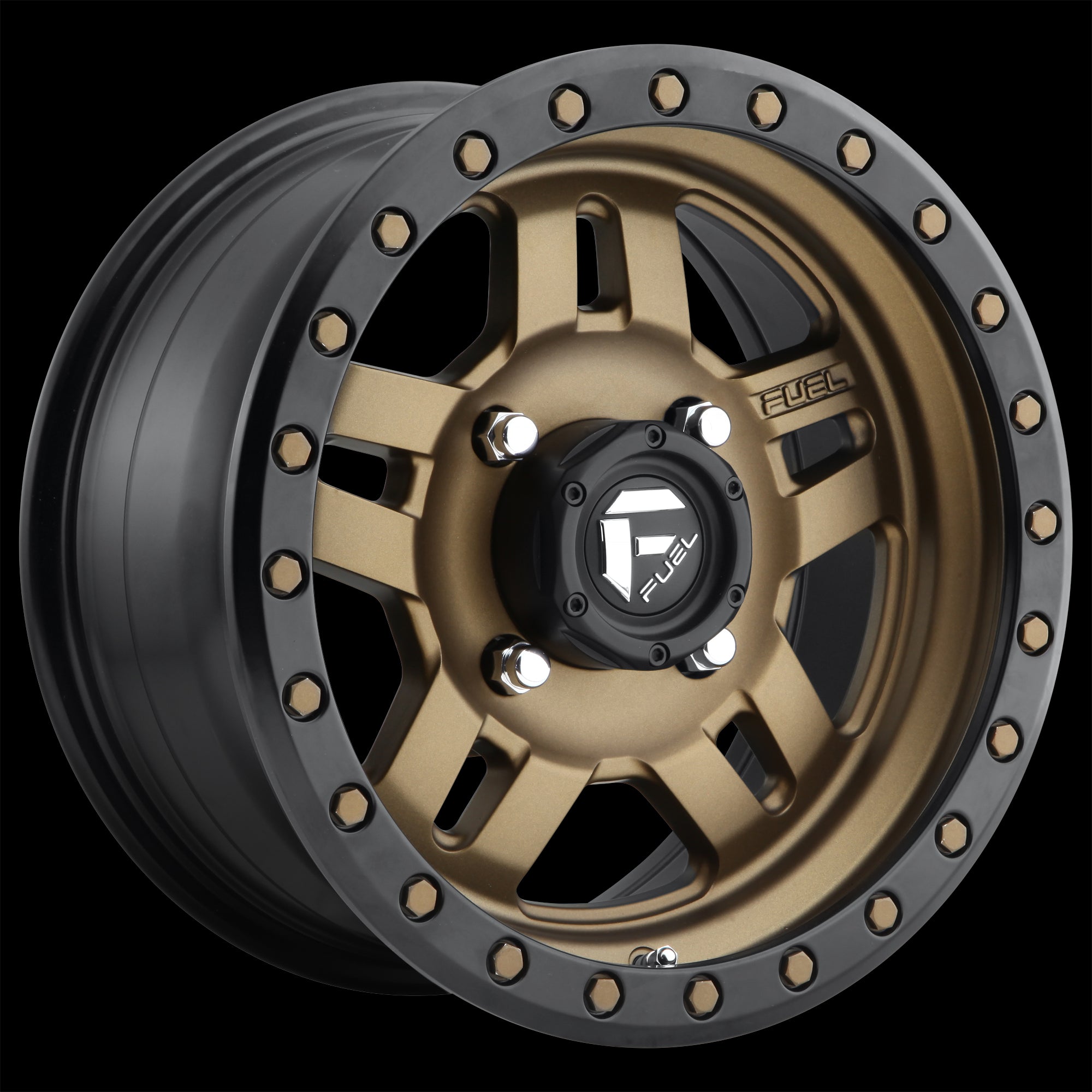 20X9 Fuel D583 Anza Matte Bronze Black Bead Ring 6X139.7 ET19 wheel/rim