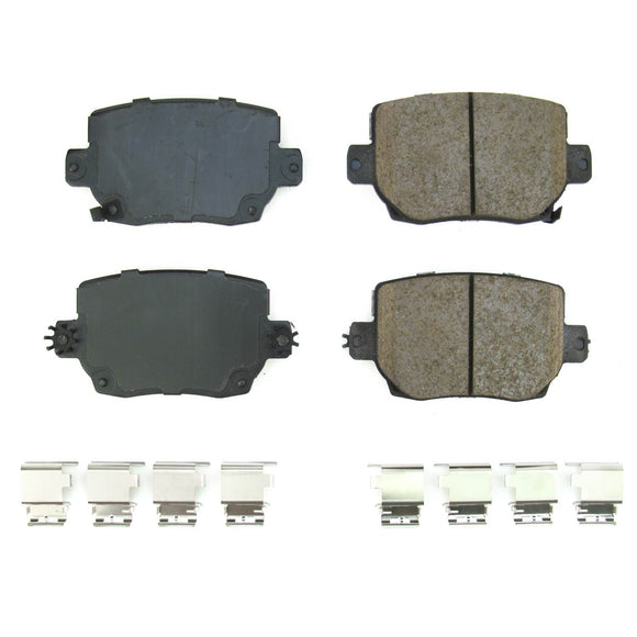 PowerStop Z17 Evolution Ceramic Brake Pads With Hardware