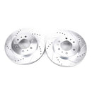 PowerStop Evolution Drilled Slotted Rotors Pair Front For Ford F-150