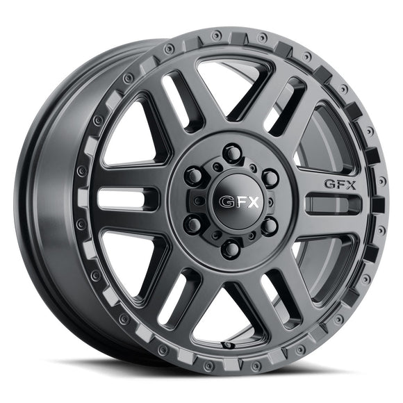 16x6.5 G-FX MV2 Matte Black 5x130 ET45 wheel/rim