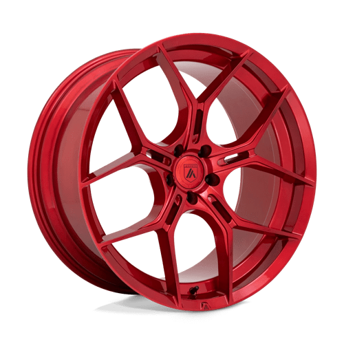 22X9 Asanti Black ABL-37 MOnarch Candy Red 5X120 ET32 Wheel Rim