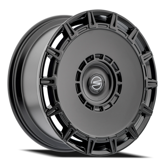 22x9 Select Precision Alloys Apollo Black 5x112 ET18 Wheel