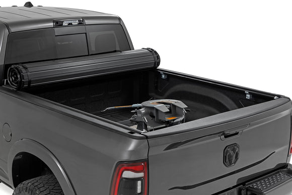 Rough Country Hard Roll Up Bed Cover 6'4  Bed For Ram 1500 10-18 2500 10-25