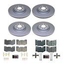 PowerStop Genuine Geomet Coated Rotor and Low-Dust Ceramic Brake Pad Kit