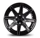 20x9 Mudder Trucker MT502 Stroker Brushed DDT 6x139.7 6x5.5 ET1 Wheel Rim-2