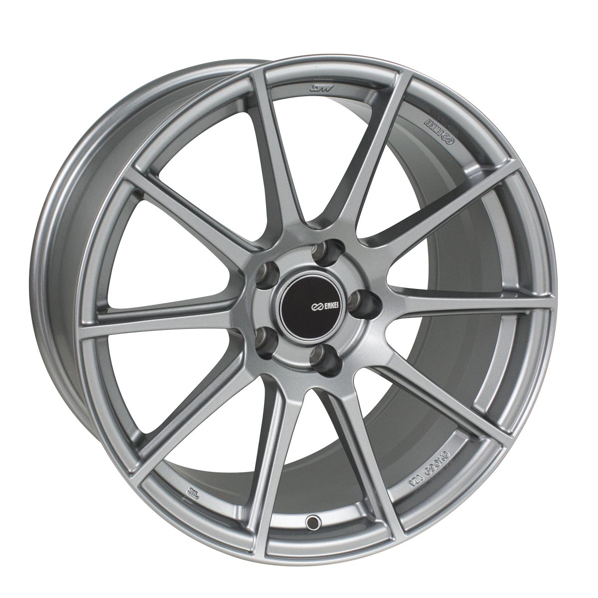 18X9.5 Enkei TS10 Wheel/Rim Storm Grey 5x114.3 ET35 18-9.5 5-114.3 Each