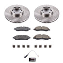 PowerStop OE Stock Replacement Low-Dust Ceramic Brake Pad and Rotor Kit