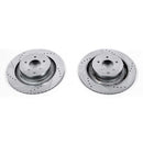 PowerStop Evolution Drilled Slotted Rotors Pair Rear For INFINITI G37