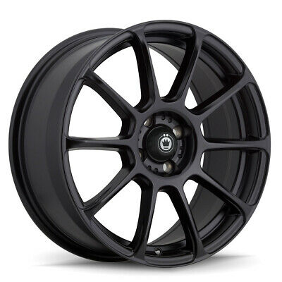 17x7.5 Konig Runlite Matte Black 5x114.3 5x4.5 ET45 Wheel Rim