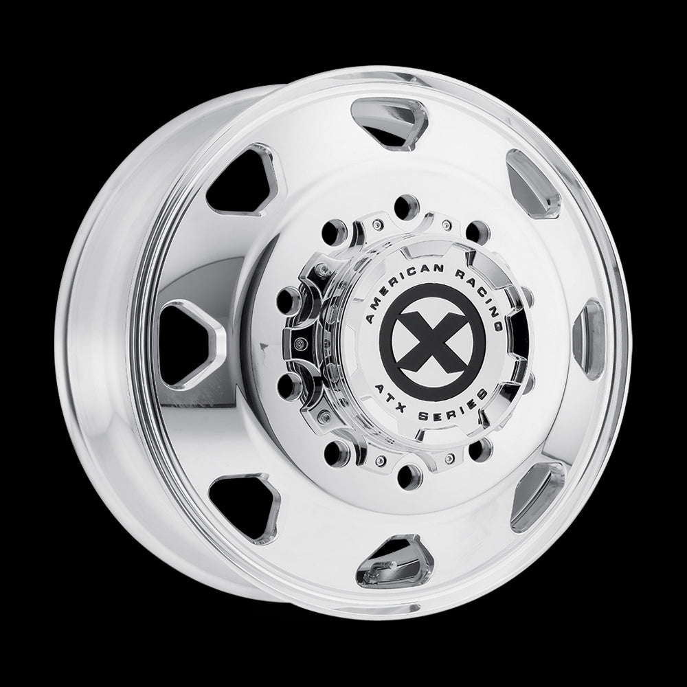 22.5X8.25 American Racing ATX AO401 OCTANE Polished 10X285.75 ET144 wheel - 0