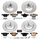 PowerStop Genuine Geomet Coated Rotor and Carbon-Fiber Ceramic Brake Pad Kit