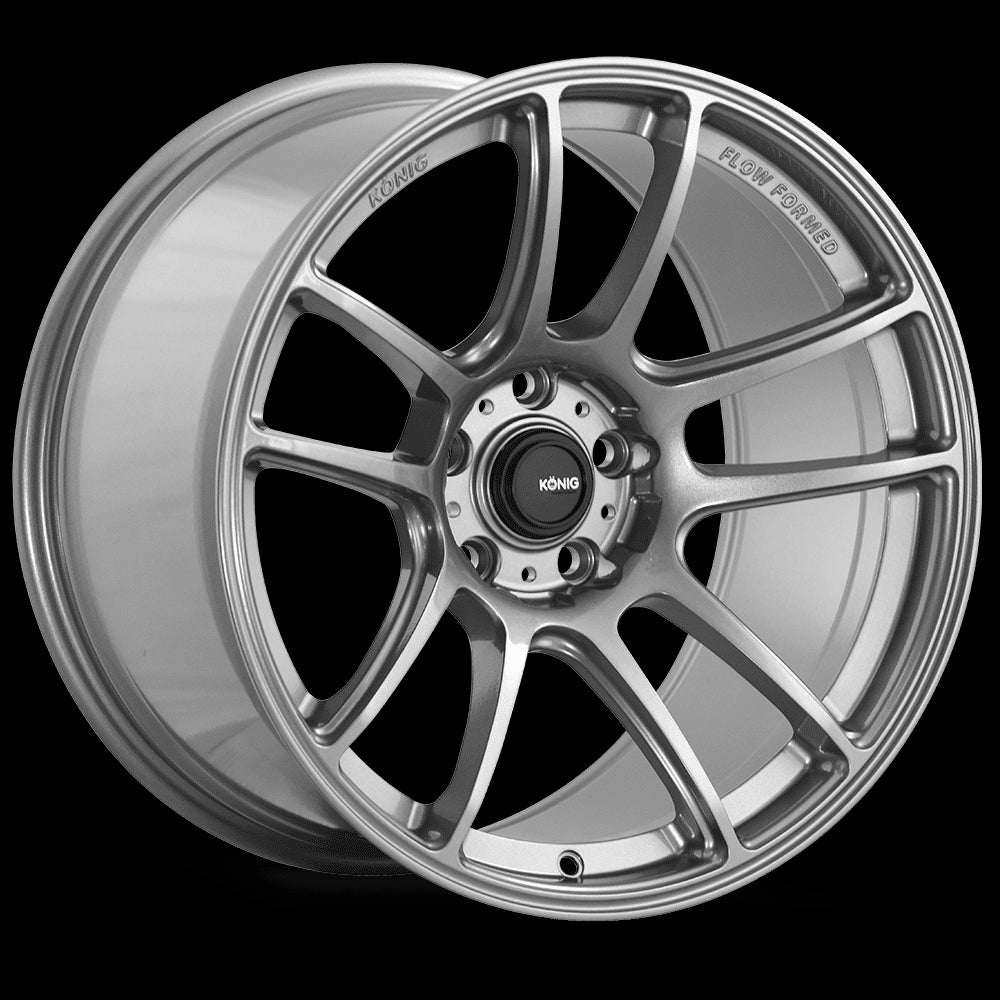 18x8.5 Konig Heliogram Titanium Metallic 5x112 ET42 Wheel Rim