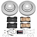 PowerStop Genuine Geomet Coated Rotor and Low-Dust Ceramic Brake Pad Kit