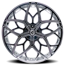 22x8.5 Kraze Ricochet Chrome 5x115 ET38 CB74.1 Wheel Rim