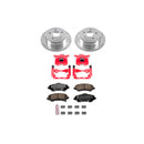 PowerStop Z36 Truck and SUV Ceramic Brake Pad, Drilled & Slotted Rotor, and Cali