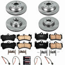 PowerStop OE Stock Replacement Low-Dust Ceramic Brake Pad and Rotor Kit